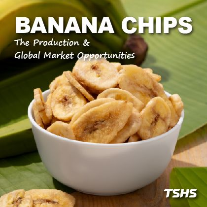 Proceso de producción de chips de plátano